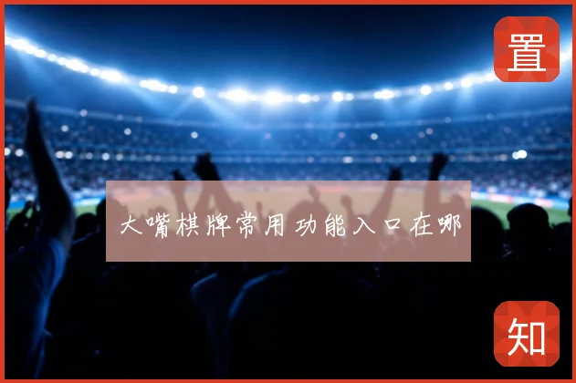 大嘴棋牌常用功能入口在哪
